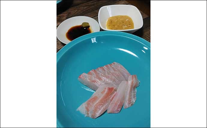 ゲスト魚レシピ：「二ザダイ」の刺し身　冬と春は生食がオススメ