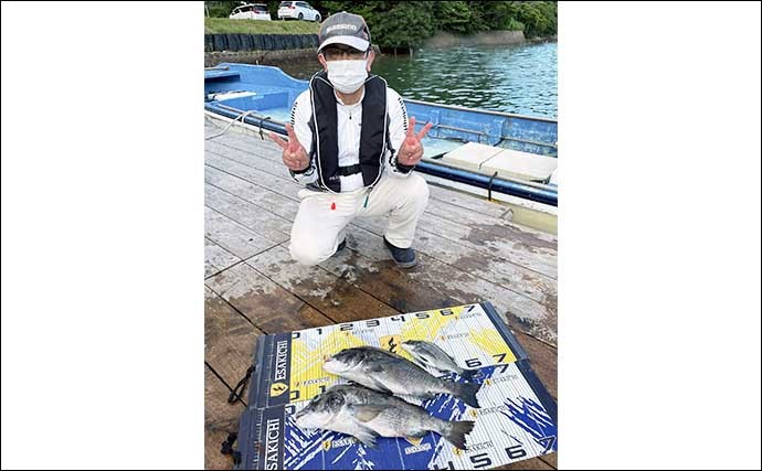 【三重】カカリ釣り最新釣果　カセで57cm特大クロダイ浮上