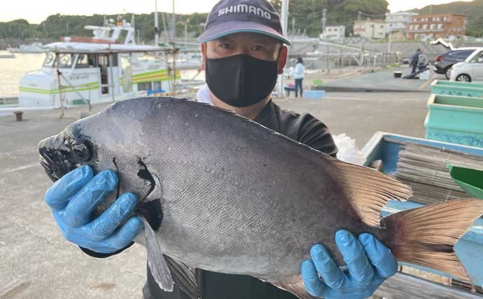 「梅雨」の風物詩『船で狙う石鯛釣り』開幕 60cm頭に船中11匹【三重】