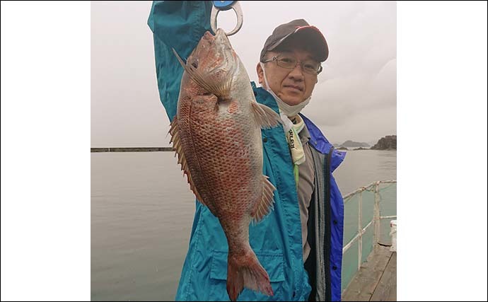 海上釣り堀でブリとヒラマサのハイブリッド『ブリヒラ』をキャッチ