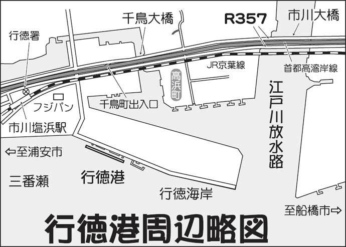 ミャク釣りで14.5cm頭にハゼ36尾　大きめ針で良型狙い【千葉・行徳港】