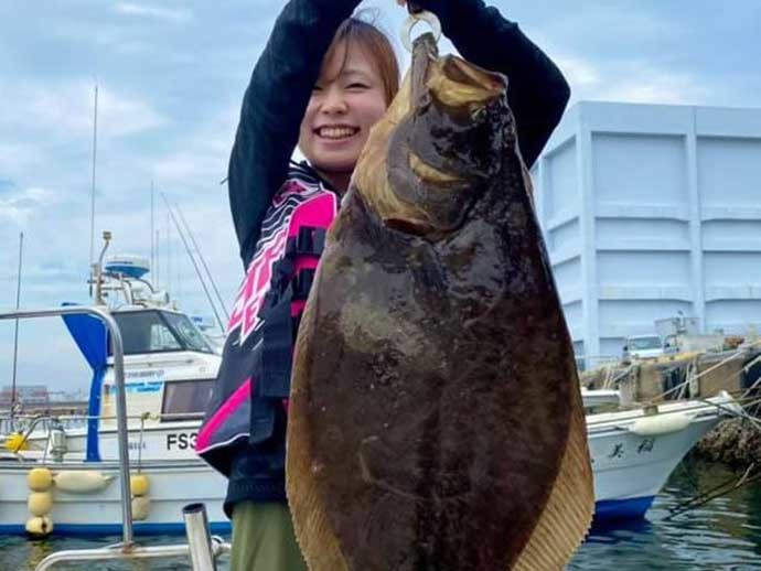 昨日ナニ釣れた？沖釣り速報：福島いわきで80cm頭にヒラメ3匹