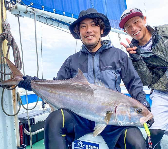 金洲のタイラバ＆ジギング釣行でマダイにブリ　大物釣りのメッカを堪能