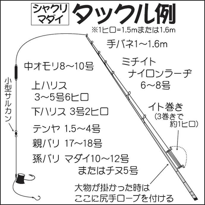 シャクリマダイ入門　伝統的な手バネ釣法と釣況を解説【内房2021】