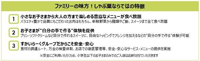 GWは家族でしゃぶ葉！4.27～“今だけ”『国産黒毛和牛』が食べ放題