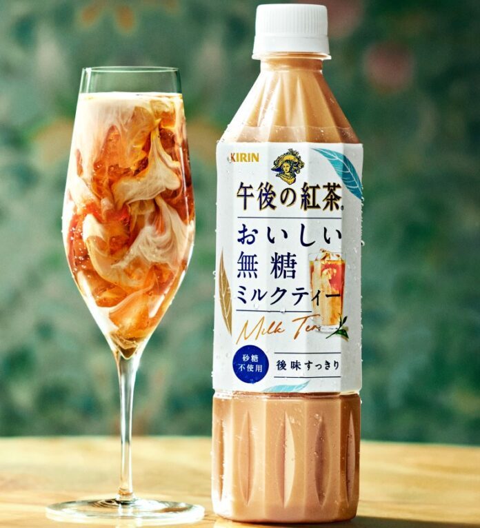 「午後の紅茶」初となる無糖のミルクティーが好スタート 発売初日に販売数量500万本を突破