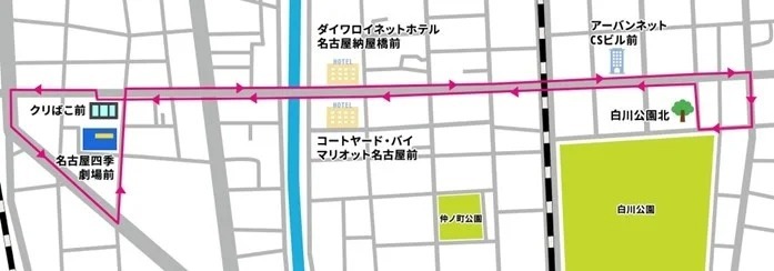 名古屋市名駅南～栄南地区において自動運転の実証実験を開始
