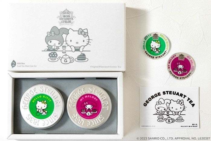 スリランカの老舗紅茶ブランド・ジョージスチュアートティ「ハローキティ&マイメロディ・紅茶のある暮らし」