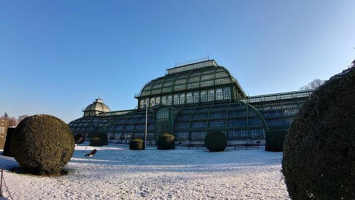 世界遺産をのんびりお散歩。雪のシェーンブルン宮殿を満喫しよう！