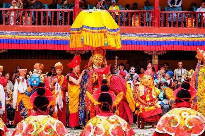 【インド】へミスツェチュ祭りへ参加 インドに根付いたチベット仏教の祭典