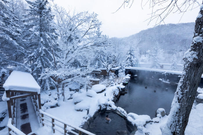 【四季と宿をめぐる旅】北海道〜緑の風リゾートきたゆざわと雪見温泉〜