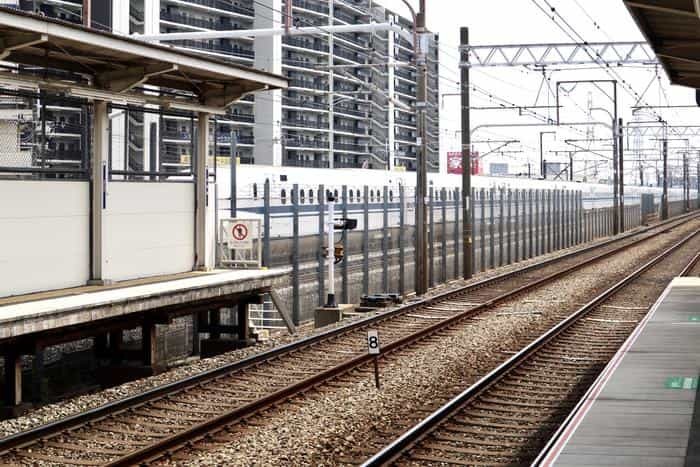 阪急電車と東海道新幹線の競演！