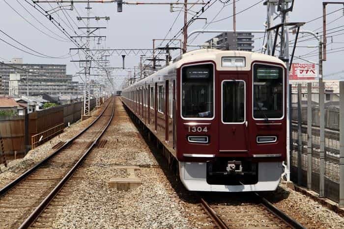 阪急電車と東海道新幹線の競演！