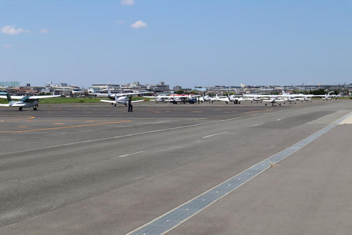 「セスナ」から大阪・仁徳天皇陵（大仙陵古墳）と百舌鳥・古市古墳群周辺を見てみた。