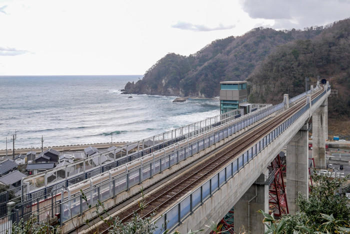 「余部クリスタルタワー」に乗って、余部鉄橋「空の駅」へ!日本海の絶景を楽しもう