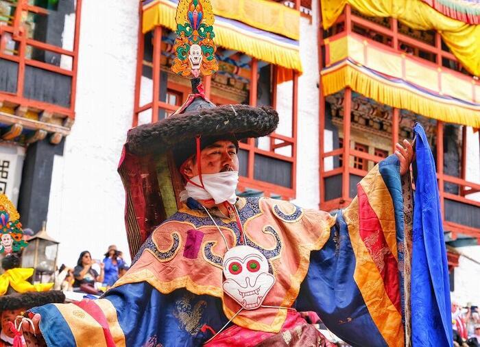 【インド】へミスツェチュ祭りへ参加 インドに根付いたチベット仏教の祭典