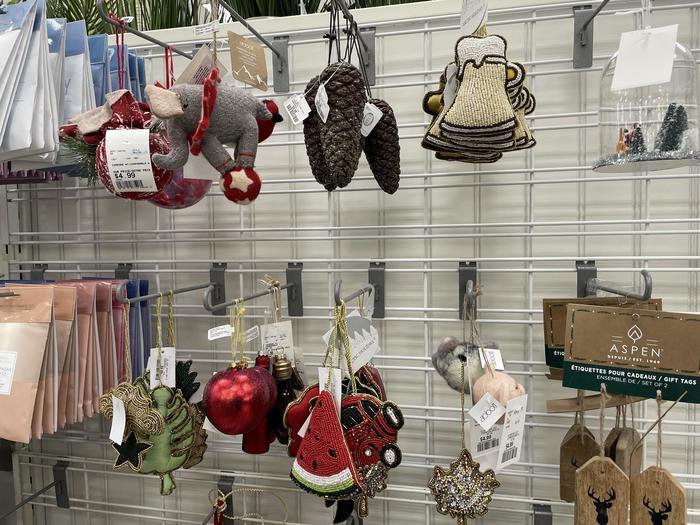 カナダのアウトレット店で見つけたクリスマス雑貨
