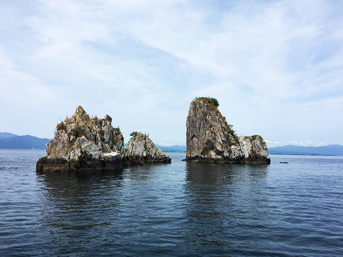 琵琶湖で最も神秘的な場所といえば・・・パワースポット「沖の白石」