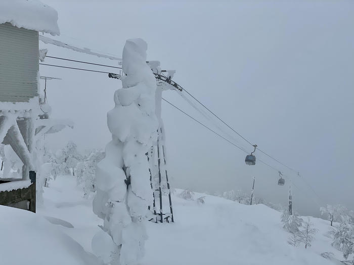 【秋田】日本三大樹氷「森吉山」で見上げる雪の造形美