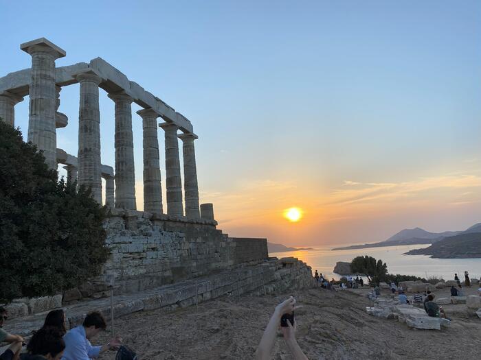 【ギリシャ】アテネからアポロコーストを通って、夕日の名所スニオン岬まで