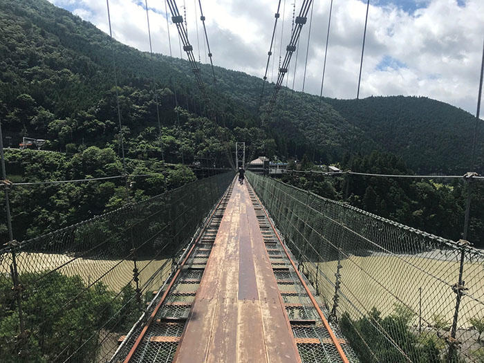 十津川村と谷瀬を結ぶ！奈良県にある「谷瀬の吊り橋」