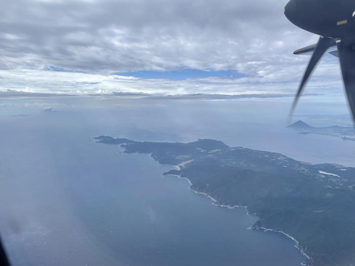 機窓からの風景【鹿児島→種子島】