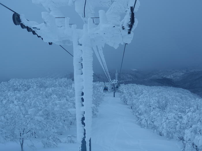 【秋田】日本三大樹氷「森吉山」で見上げる雪の造形美