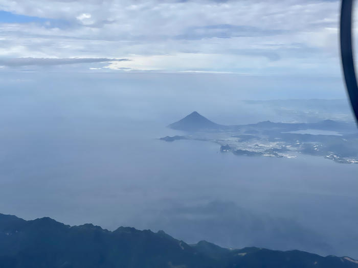 機窓からの風景【鹿児島→種子島】