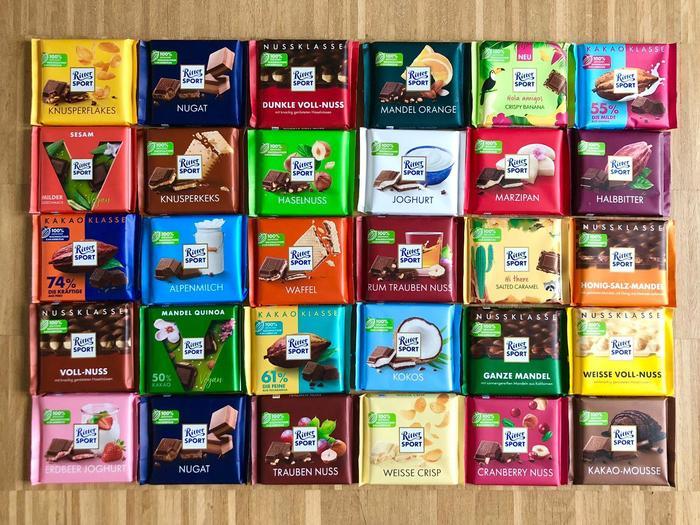 ドイツの人気チョコレート、Ritter Sportを30個大人買い！