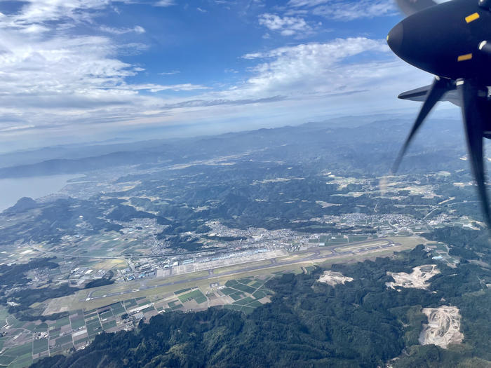 機窓からの風景【鹿児島→種子島】