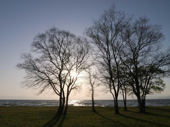 滋賀県長浜、日本の水瓶・琵琶湖の夕暮れを見に行こう