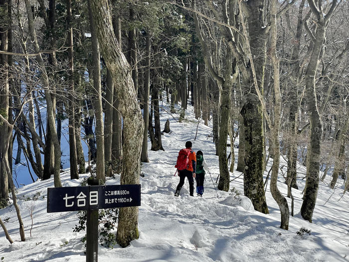 【滋賀】雪山入門編　眺望が素晴らしい綿向山