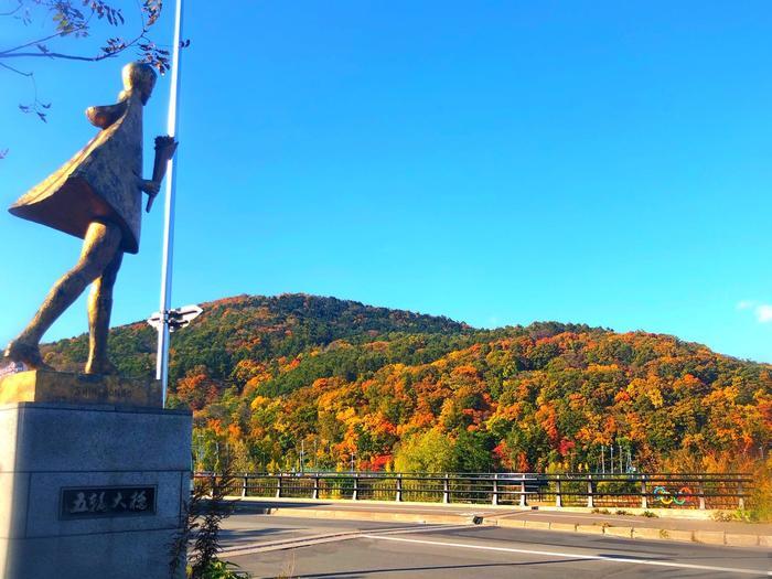 北海道立真駒内公園の紅葉ランで絶景を堪能しました