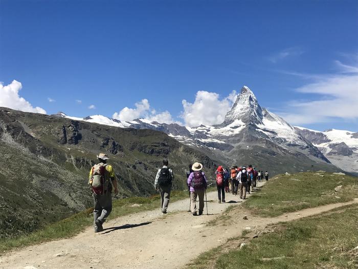 モンブランにマッターホルン!スイス3大名峰での絶景ハイキングに感動しました!