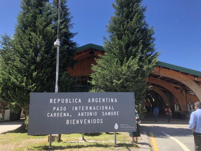チリ~アルゼンチンの国境越え