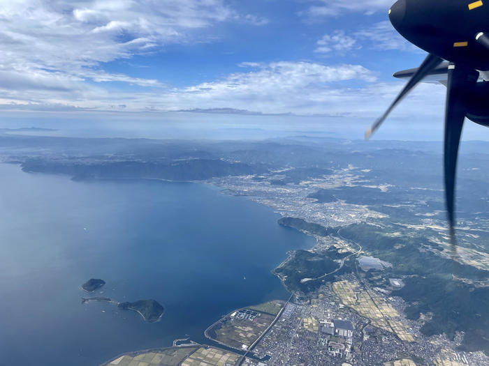 機窓からの風景【鹿児島→種子島】