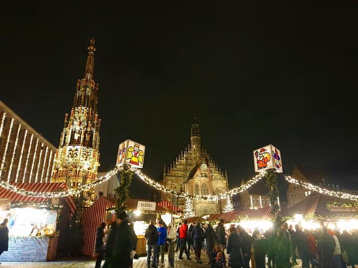 ドイツ3大クリスマスマーケットの1つ、ニュルンベルクのNürnberger Christkindlesmarkt