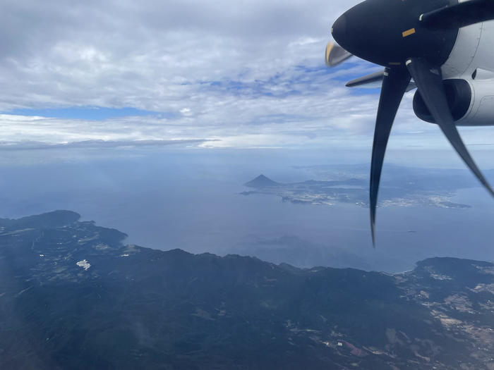 機窓からの風景【鹿児島→種子島】