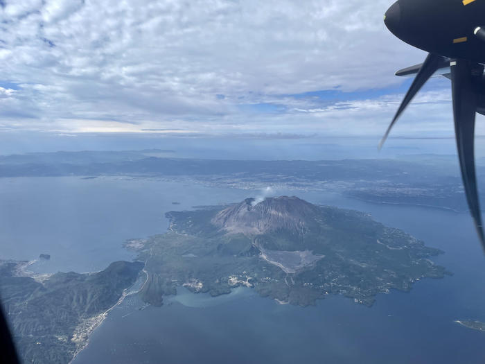 機窓からの風景【鹿児島→種子島】