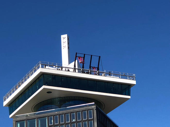 展望台でブランコ体験?!アムステルダムを360度眺望!A'DAM LOOKOUT!