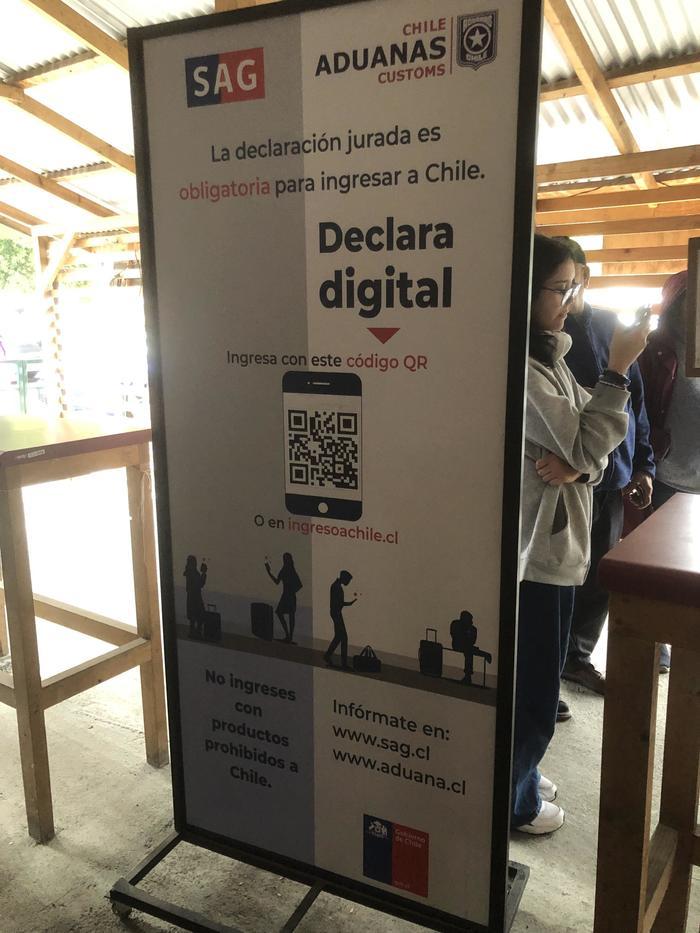 チリ~アルゼンチンの国境越え