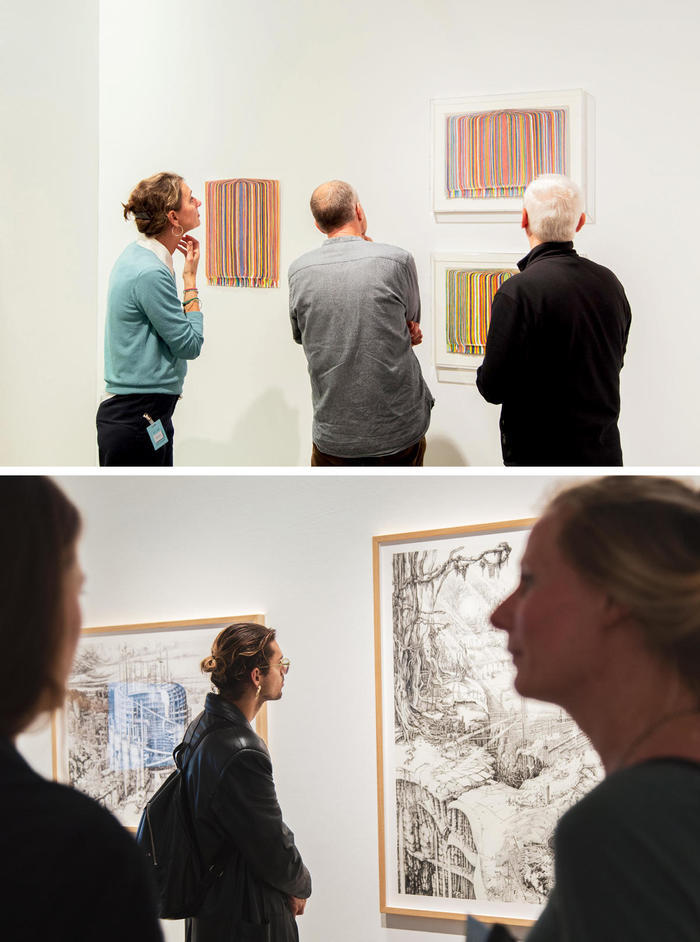 紙の作品が集うアートフェア「Art on Paper Amsterdam」