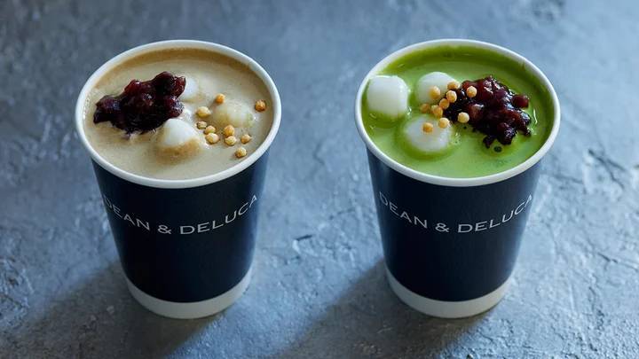 【DEAN & DELUCA】シーズナルドリンク 新年を祝う「抹茶しるこ」「ほうじ茶しるこ」と真冬の定番ドリンク「ゆずジンジャーアップル」