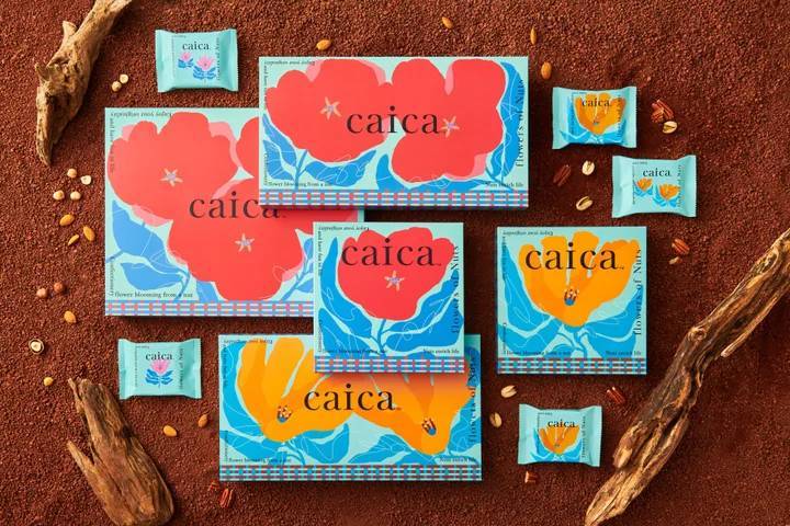 BAKE初！テスト販売での反響からブランド化を実現！ナッツが主役の菓子ブランド「caica」から、3層のフロランタン「フロランショコラサンド」と3種のナッツのブラウニー「ショコラブラウンケーキ」が登場