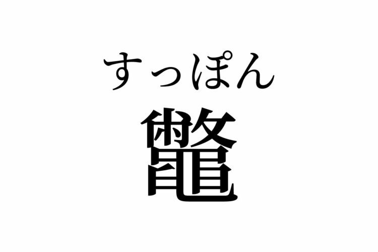 【読めたらスゴイ！】「鼈」とは何のこと！？1文字で25画もあるこの難読漢字をあなたは読めますか？