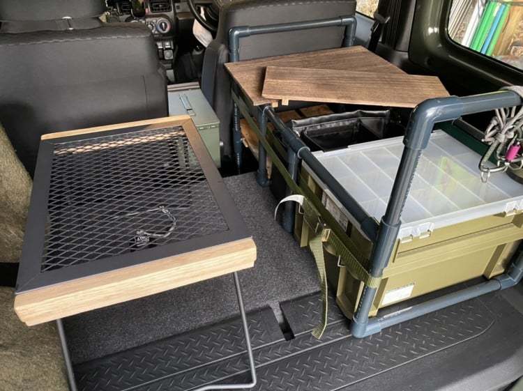 ジムニーとのキャンプを最大限に楽しもう!必要なギアは自作で解決【あなたの『車×キャンプスタイル』】
