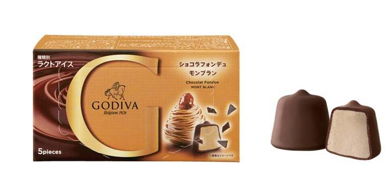 秋の訪れを感じさせるフレーバーがゴディバのアイスに！「スイートポテト チョコレート」、「ショコラフォンデュ モンブラン」新発売