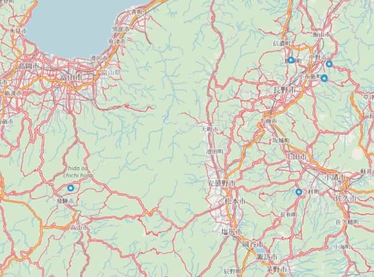 鬼が住んでいそうな場所を衛星から探してみたら、47カ所見つかった