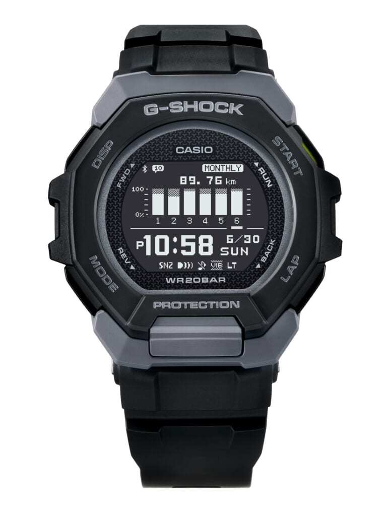 【耐衝撃ウオッチ、G-SHOCK】タフネス性能＆トレーニングに役立つ計測機能つきの薄型モデル