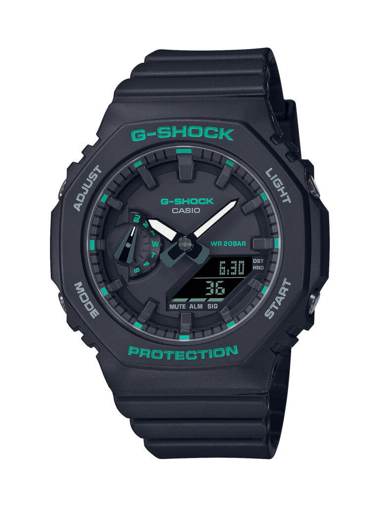 【G-SHOCK最新モデル！】アイコニックな八角形フォルムとコンパクトなサイズ感とトレンドカラーのグリーンが融合した時計！